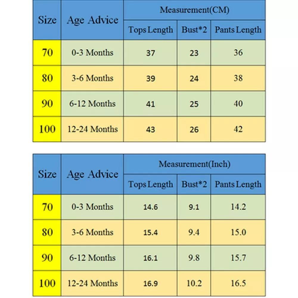 Newborn Baby Boy Girl Tops