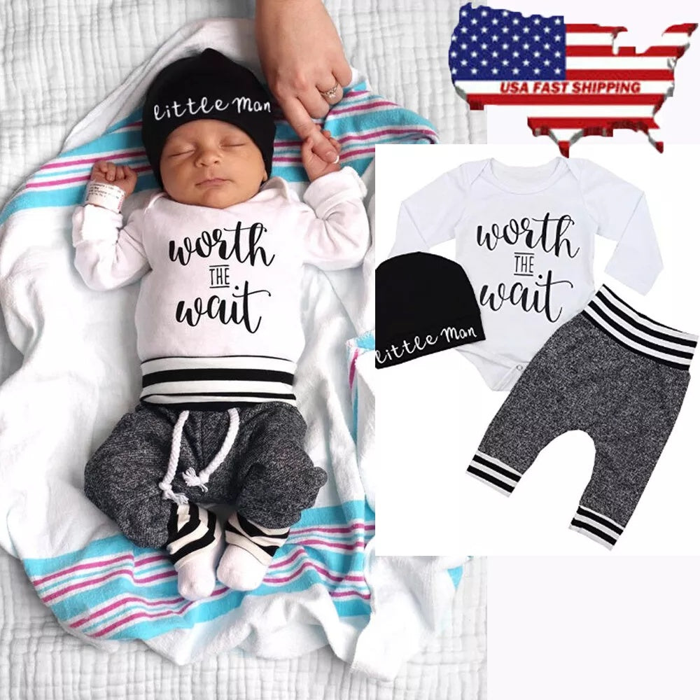 Newborn Baby Boy Girl Tops